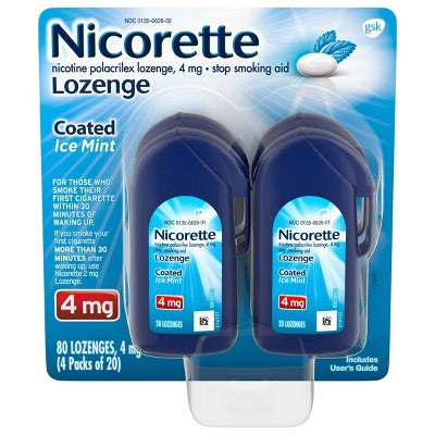 Nicorette - 80 Ct Ice Mint 4 Mg - 4 Pack