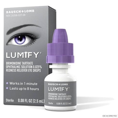 Lumify - Eye Drops - Redness Reliever 0.08Oz - 24 Pack