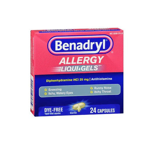 Benadryl - Allergy 24 Liq Gel - 1 Pack