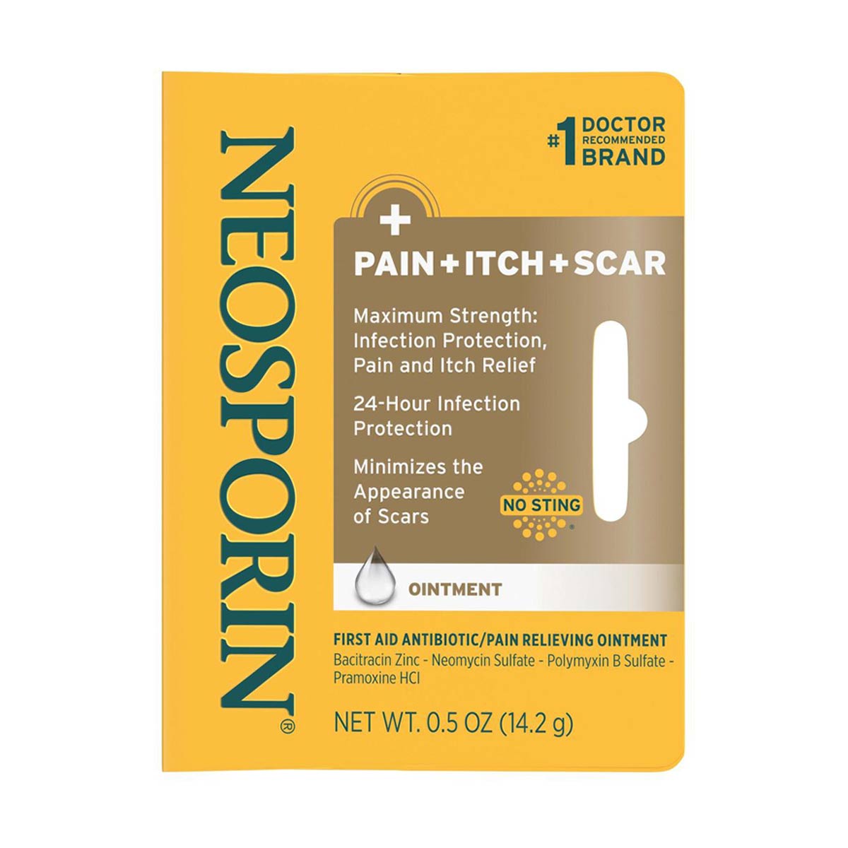 Neosporin - Pain + Itch + Scar - 1/2 Oz - 1 Pack