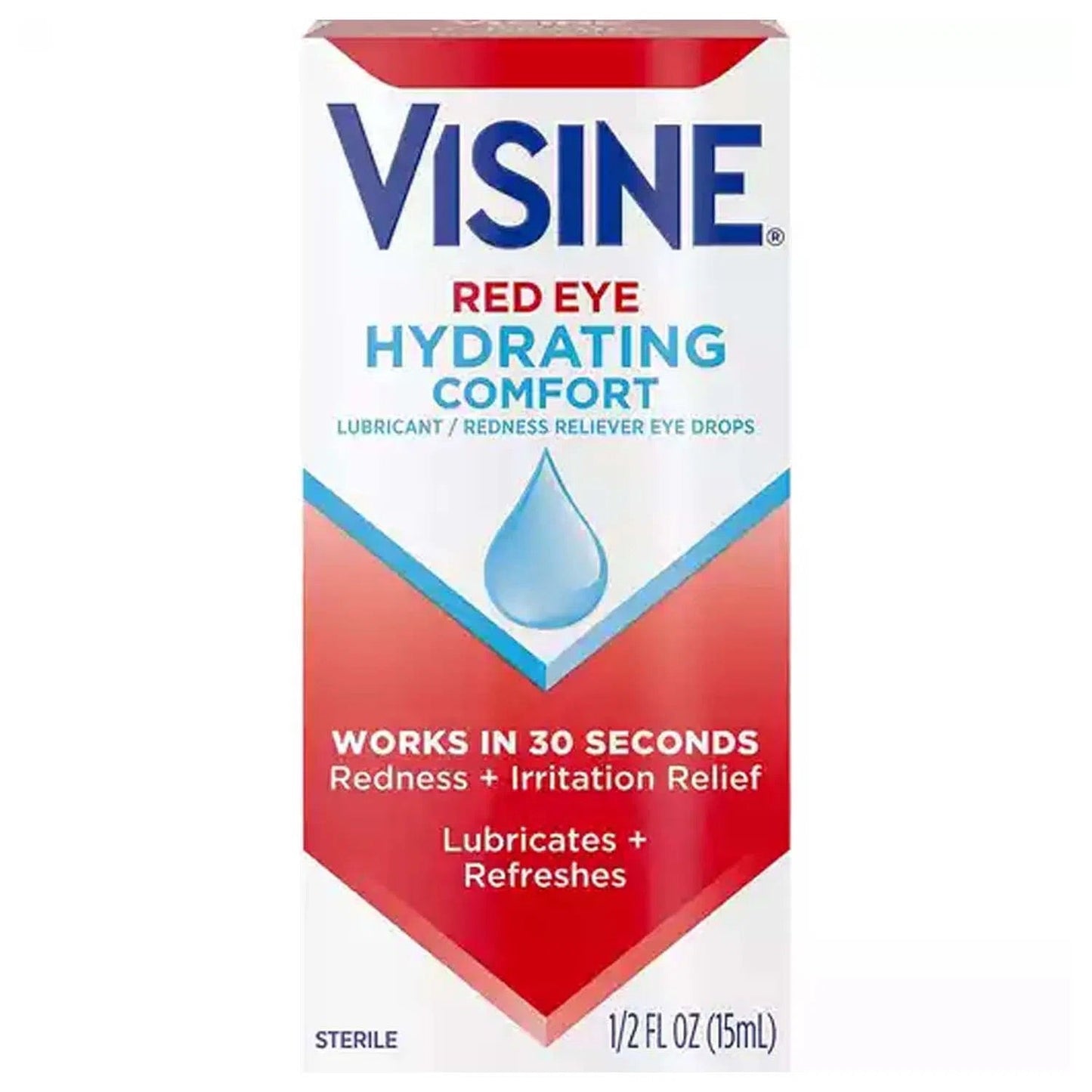 Visine - Eye Drops - Red Eye - 1/2 Fl Oz (15Ml) - 36 Pack