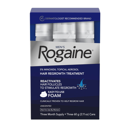 Rogaine - Mens - Easy To Use Foam - 3 Month - 6 Pack