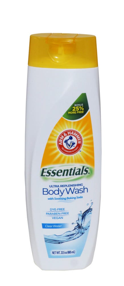 Arm & Hammer Body Wash - Clear Water - 22.5 Floz - 12 Pack