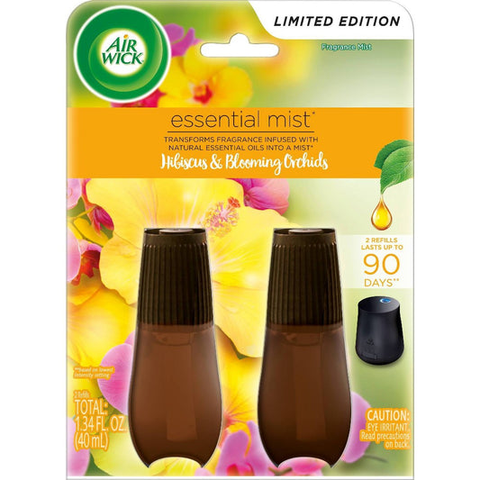 Airwick - Essential Mist Refill - Hibiscus & Blooming Orchids - 2 Ct - 6 Pack