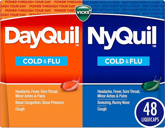 Dayquil/Nyquil Combo Pack - Cold & Flu - 48 Liquicaps - 1 Pack