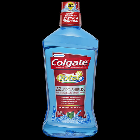 Colgate - Mouthwash - Total - Peppermint Blast - 33.8 Floz - 6 Pack