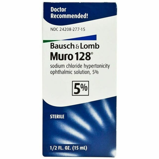 Muro 128 - Eye Drops - Opthalmic Solution - 0.5 Oz - 144 Pack