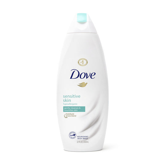 Dove Body Wash - Sensitive Skin - 20 Floz - 4 Pack