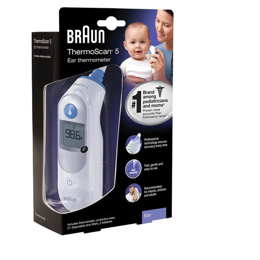 Braun Ear Thermometer - Thermoscan 5 - 1 Pack