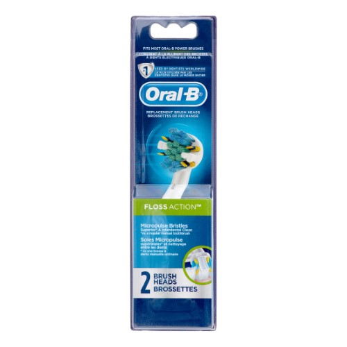 Oral-B - Brush Heads - Floss Action - 2 Heads - 1 Pack