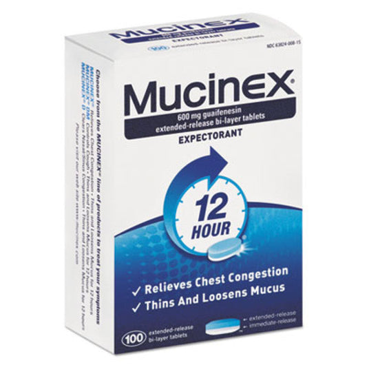 Mucinex - Tablets - 100 Ct - 1 Pack