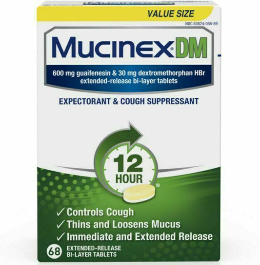 Mucinex - Dm Tablets - 68 Ct - 1 Pack