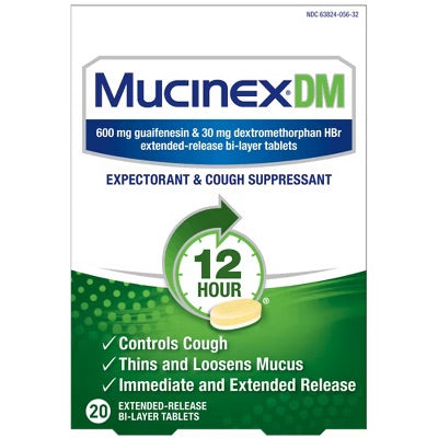 Mucinex - Dm Tablets - 20 Ct - 1 Pack