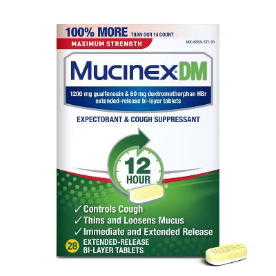 Mucinex - Dm Tablets - 28 Ct - 1 Pack