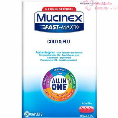 Mucinex - Fast Max - Severe Congestion & Cold 20Ct - 1 Pack