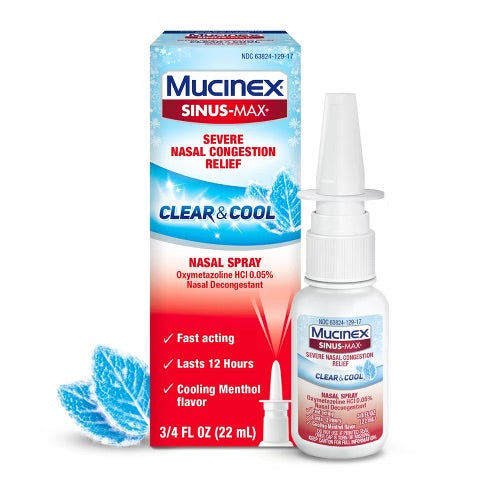 Mucinex - Sinus-Max - Clear&Cool Nasal Spray 1 Oz - 1 Pack