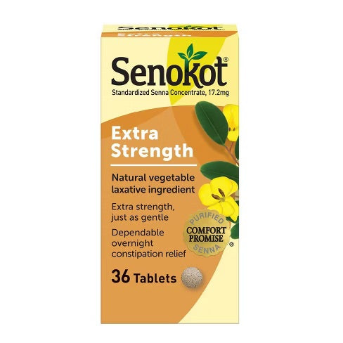 Senokot - Extra Strength - 36 Tablets - 1 Pack