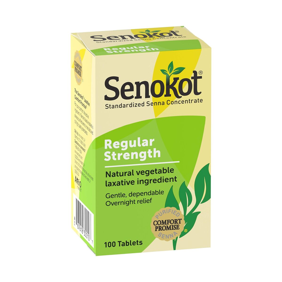 Senokot - Regular Strength - 100 Tablets - 1 Pack