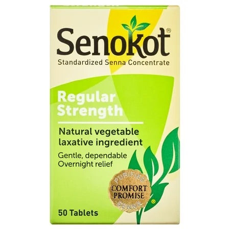 Senokot - Regular Strength - 50 Tablets - 1 Pack