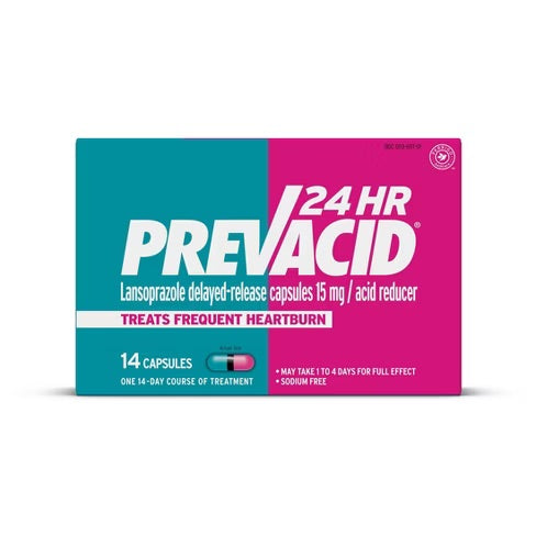 Prevacid - 24Hr - 14 Capsules - 1 Pack