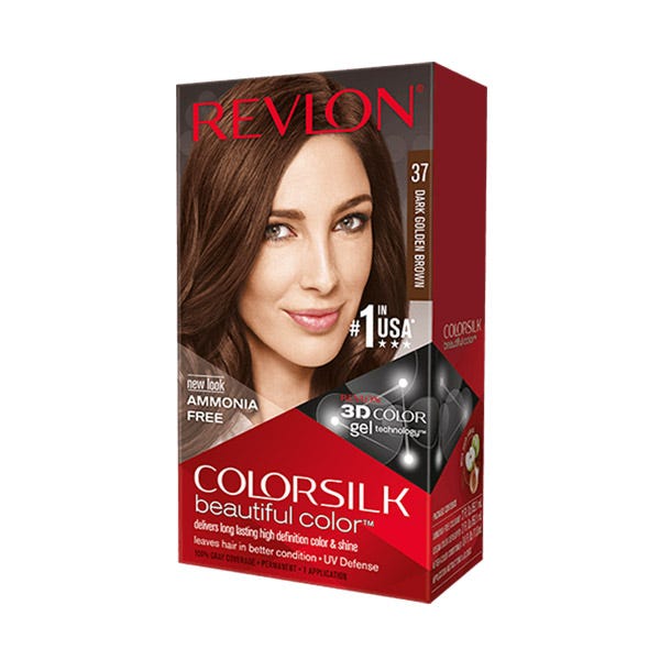 Revlon Hair Color - Color Silk - #37 Dark Golden Brown - 12 Pack