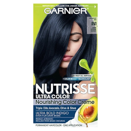 Garnier Haircolor - Nutrisse Hair Color : Dark Intense Indigo In1 - 12 Pack