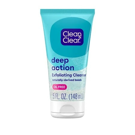 Clean & Clear - Deep Action Exfoliating Crub Oil Free 5 Oz - 1 Pack