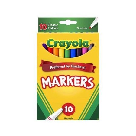 Crayola - Marker Thin 10 Ct - 24 Pack