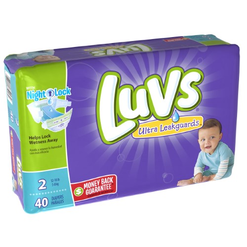 Luvs Diapers - Ultra Leakguards - Size 2 - 40 Ct - 2 Pack