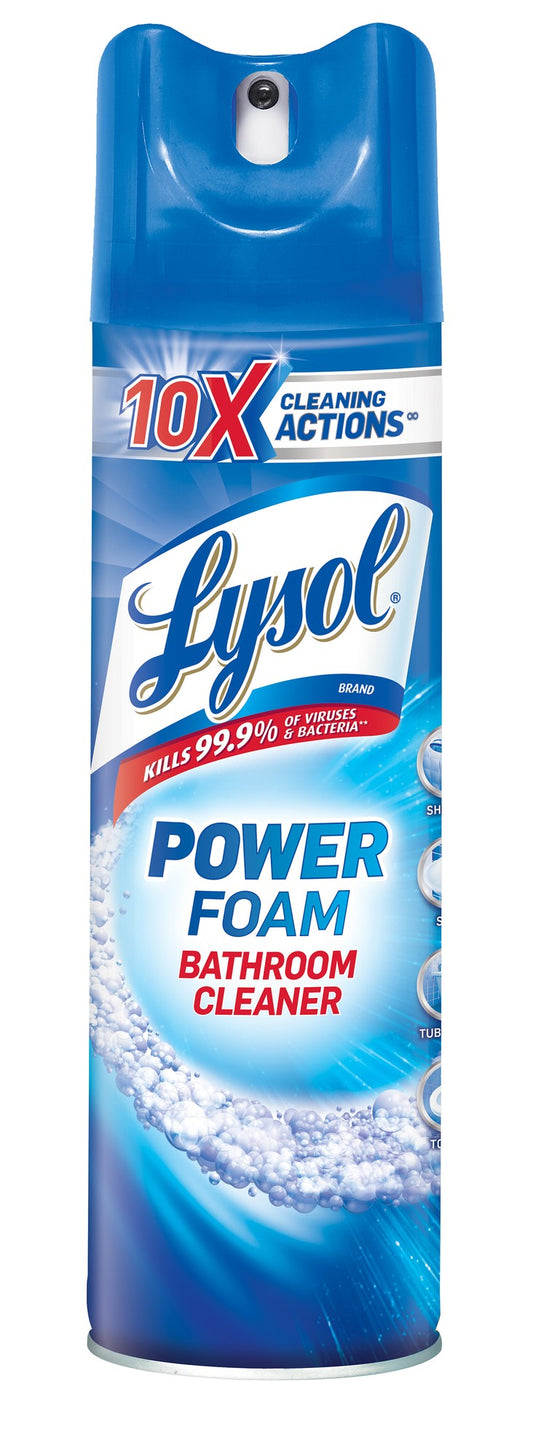 Lysol Aerosol Spray - Bathroom Cleaner - Island Breeze - 24Oz - 12 Pack