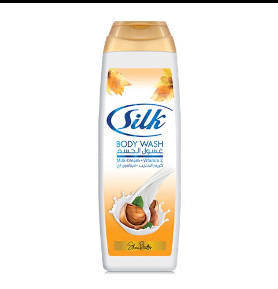 500ml silk body wash shea butter 18pk