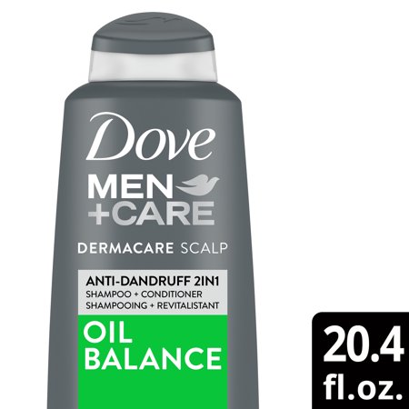 Dove 2in1 - Dermacare Anti Dandruff - Oil Balance - 20.4 Floz - 4 Pack