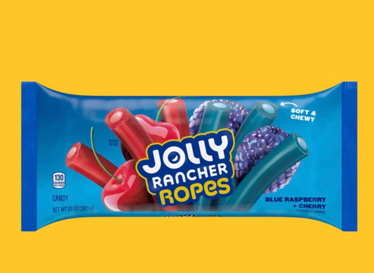 Jolly rancher ropes blue raspberry / cherry 10oz 10pk