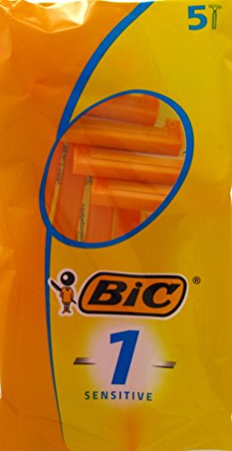 Bic - Disposable Razors - Classc Sensitive1 - 5 Razors - 40 Pack