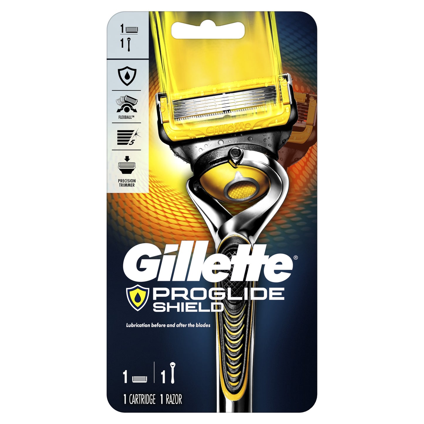 Gillette Razor Set - Fusion5 Proshield - 1 Handle & 1 Cartridge - 24 Pack