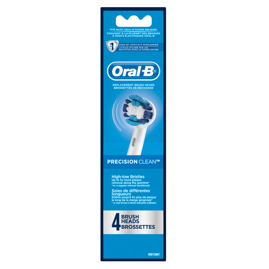 Oral-B - Brush Heads - Precision Clean - 4 Heads - 1 Pack