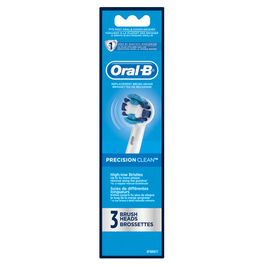 Oral-B - Brush Heads - Precision Clean - 3 Heads - 1 Pack