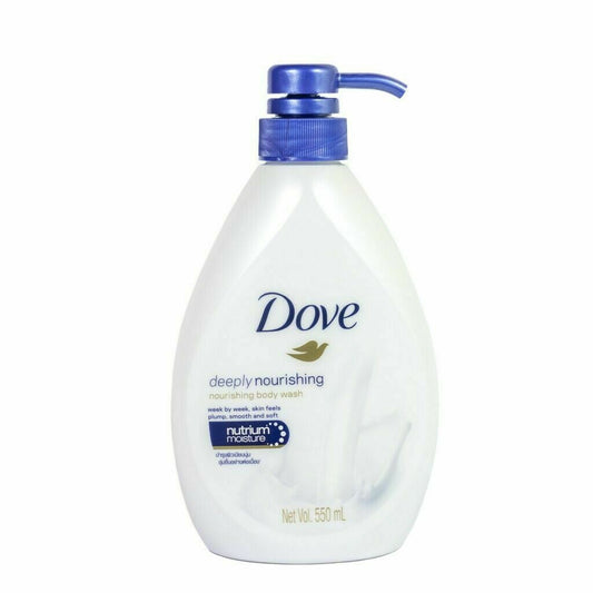 Dove Body Wash - Deeply Nourishing  - 550 Ml - 12 Pack