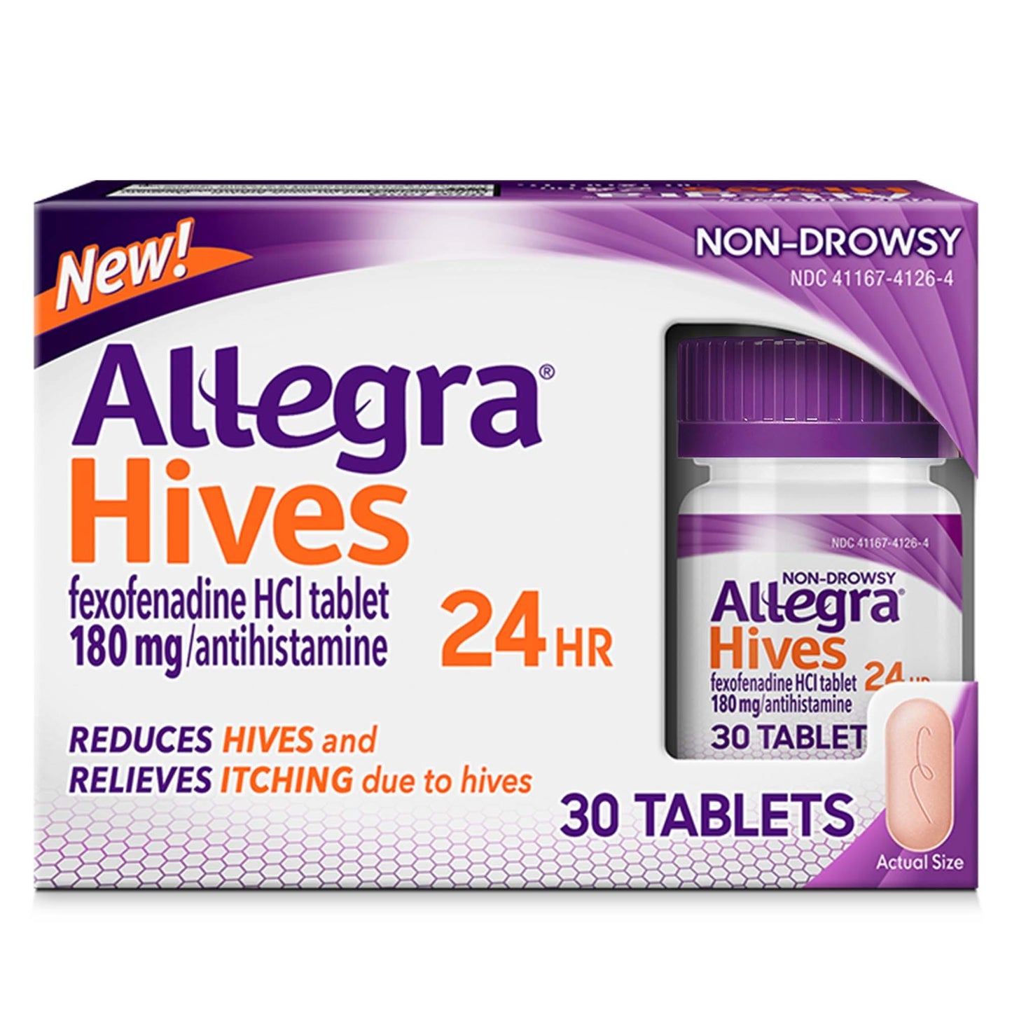 Allegra - Tablets - Hives - 30 Ct - 1 Pack