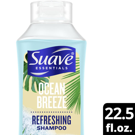 Suave Shampoo - Ocean Breeze - 22.5 Floz - 6 Pack