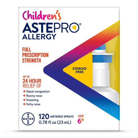 Astepro Nasal Spray - Childrens 24-Hour Allergy Relief - 120 Sprays - 1 Pack