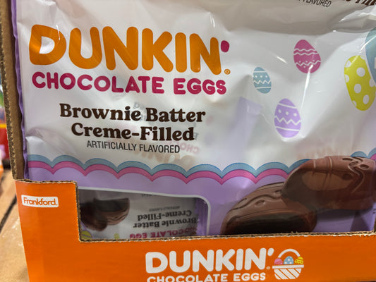 71594 – Dunkin Brownie Batter Creme Eggs – 6pcs, 6.6oz, 8pk