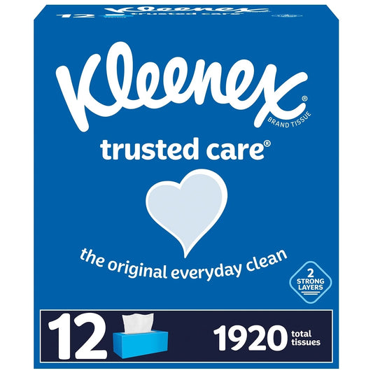 Kleenex - 2 Ply White Tissue 12/160 - 1 Pack