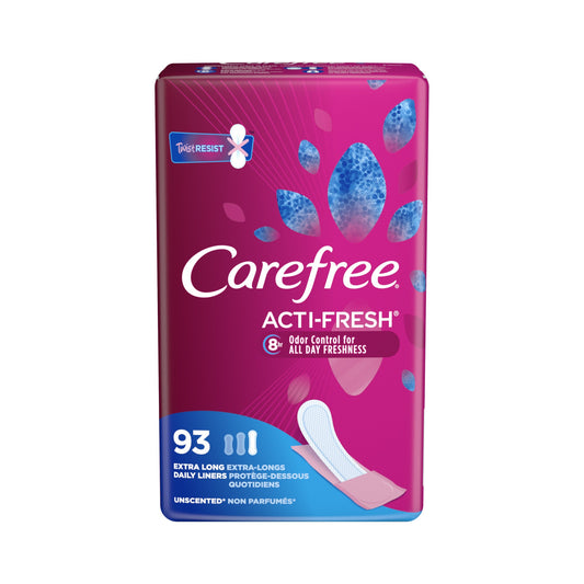 Carefree - Maxi Pads 93Ct Acti-Fresh Xtra - 6 Pack