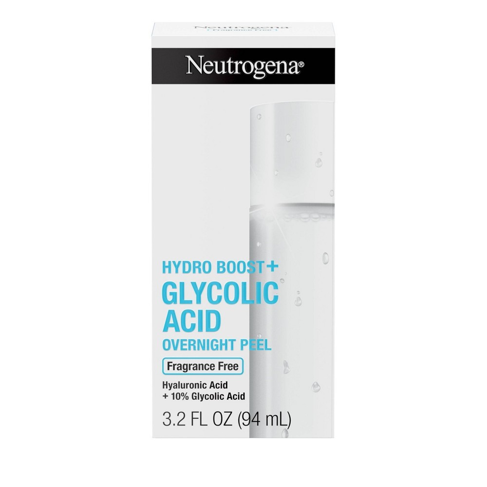 Neutrogena - Hydro Boost Glycolic Acid Overnight Face Peel- Fragrance-Free- 3.2 Fl. Oz - 1 Pack