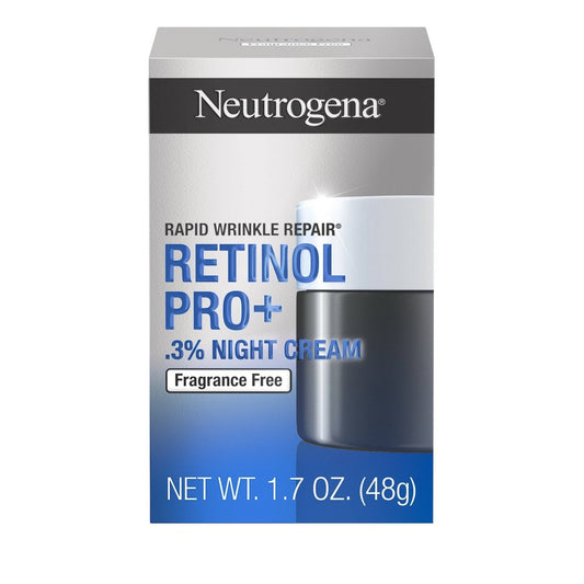 Neutrogena - Rapid Wrinkle Repair Pro + 0.3% Night Cream - 1.7 Fl Oz - 1 Pack