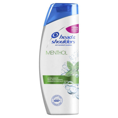 Head & Shoulders Shampoo - Menthol Fresh - 675 Ml - 12 Pack