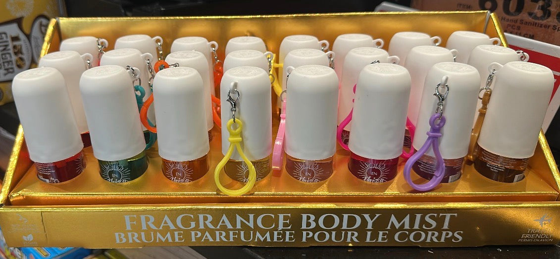 24PK Fragrance Body Mist with Silicone