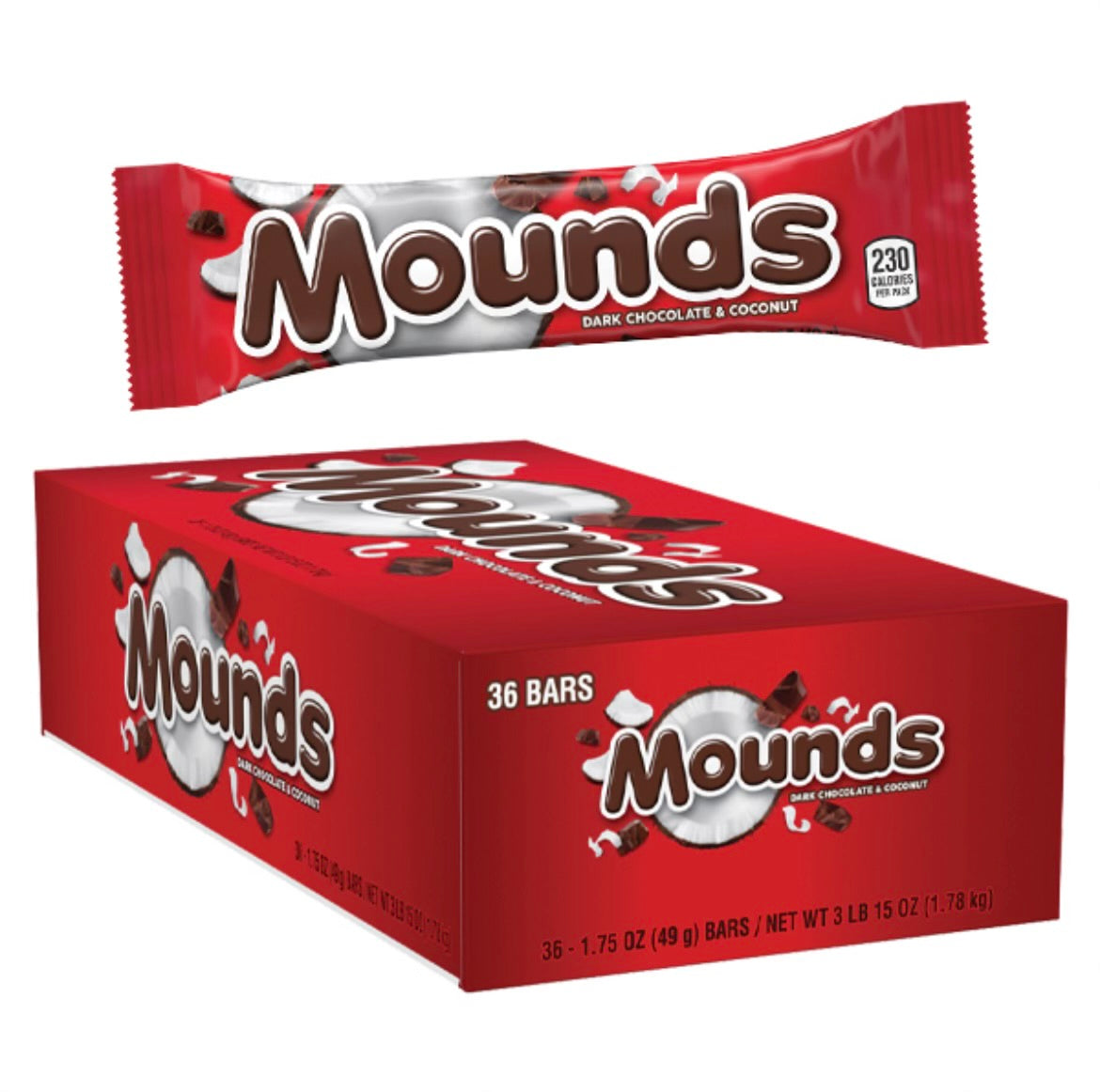 MOUND Chocolate Bar 36 pack 1.75oz