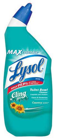 Lysol Toilet Bowl Cleaner - Action Gel® Country Scent® 9/710 Ml - 9 Pack